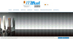 Desktop Screenshot of cristaleriasanmanuel.com